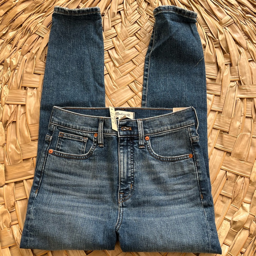 MADEWELL High Rise Skinny Jeans NWT
